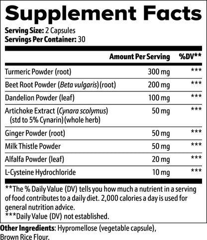 Advanced Detox Liver Health Formula